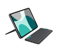 Logitech Flip Folio - Custodia con tastiera per iPad in Graphite