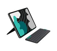 Logitech Flip Folio - Custodia con tastiera per iPad in Graphite, iPad Pro da 13 pollici (M4 e M5), iPad Air da 13 pollici (M2 e M3)