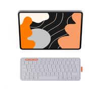 Logitech Flip Folio custodia tastiera iPad Pro da 13" (M4, M5) - ITA QWERTY | iPad Air 13 pollici (M2 e M3)(2024, 2025) protettiva custodia, Bluetooth, multi dispositivo - Bianco