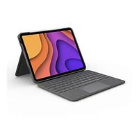 Logitech Folio Touch Custodia iPad con Tastiera, per iPad Air 4a Gen, 5a Gen, 2020, 2022, Layout Tedesco QWERTZ - Grigio