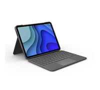Logitech Folio Touch iPad Pro da 11 pollici (1a, 2a, 3a, 4a gen - 2018, 2020, 2021, 2022) Custodia con tastiera - Tastiera retroilluminata, trackpad, Smart Connector, ITA QWERTY - Grafite