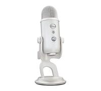 Blue Mic Yeti per microfono USB premium multi-modello della collezione Aurora con VO!CE blu bianco