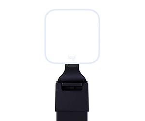 Logitech for Creators Litra Glow Luce LED Streaming Premium | Illuminazione Computer per Videoconferenze, Zoom, Supporto Regolabile, Controllo App PC/Mac - Grafite