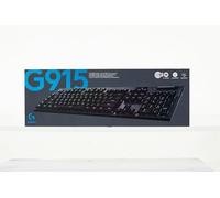 Logitech G 915 LIGHTSPEED Tastiera meccanica da gioco, switch tattile GL con profilo piatto, layout scandinavo, carbonio