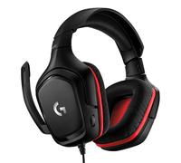 Logitech G G332 auricolare Padiglione auricolare Stereofonico Nero, Rosso