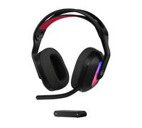 Logitech G Astro A20 X LIGHTSPEED Cuffia con microfono gaming wirelessper PS5, Xbox, Switch, PC con PLAYSYNC AUDIO a 2 sistemi, Bluetooth, LIGHTSYNC RGB e microfono su braccio a 48 kHz - Nero