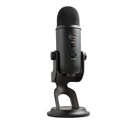 Logitech G Blue Yeti Microfono USB per Registrazione, Streaming, Gaming, Podcasting su PC e Mac, Mic a Condensatore, Laptop, Computer, Effetti Blue VOICE, Stand Regolabile, Plug, Play, Nero