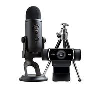Logitech G Blue Yeti Microfono USB per Registrazione, Streaming, Gaming, Podcasting su PC e Mac + C922 Pro Stream Webcam, Streaming Hyperfast HD 1080p/30fps o HD 720p/60fps, Correzione Luce HD - Nero