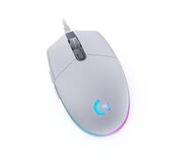 Logitech G G203 LIGHTSYNC Mouse Gaming con Illuminazione RGB, Personalizzabile, 6 Pulsanti Programmabili, Sensore per Gaming, Tracciamento a 8.000 DPI, Peso Ridotto - Bianco