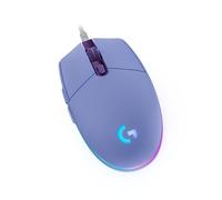 Logitech G G203 LIGHTSYNC Mouse Gaming con Illuminazione RGB, Personalizzabile, 6 Pulsanti Programmabili, Sensore per Gaming, Tracciamento a 8000 DPI, Peso Ridotto - Lilla