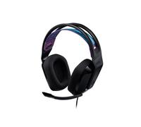 Logitech G G335, Cuffia Gaming cablata con microfono flip-to-mute, jack audio da 3,5 mm, imbottiture in memory foam, leggera, compatibile con PC, PlaySta Logitech G