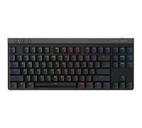 Logitech G G515 TKL Wired Low Profile Gaming Keyboard, Fully Customisable RGB, Double-Shot PBT Keycaps, QWERTY UK English Layout, Black