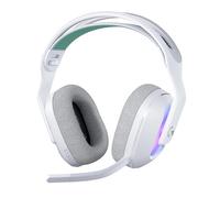 Logitech G G522 LIGHTSPEED cuffia con microfono gaming wireless,LIGHTSYNC RGB, microfono e audio sincronizzato avanzato, connettività tripla con LIGHTSPEED, Bluetooth, da USB-A a USB-C per PC, Bianco