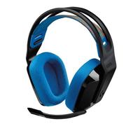 Logitech G G535 Lightspeed Cuffia con microfono gaming wireless - Cuffie supra-aurali leggere, microfono flip-to-mute, 33 ore batteria, compatibile PS5, PS4, PC, ricaricabile tramite USB-C - Nero/blu