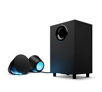 Logitech G G560 PC Sistema di Speakers per Gaming | con DTS: X 7.1 Suono Ultra Surround, LIGHTSYNC RGB, Due altoparlanti e subwoofer, Esperienza di gioco immersiva - Nero