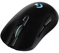 LOGITECH G703 LIGHTSPEED MOUSE GAMING WIRELESS CON SENSORE HERO 16K 16.000 DPI LIGHTSYNC RGB NERO [910-005641]