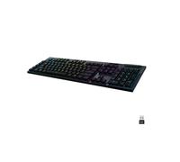 Logitech G G915 LIGHTSPEED Tastiera Gaming Meccanica Wireless, Profilo Ribassato, GL-Tactile Switches, LIGHTSYNC RGB, Design ultrasottile, +30 ore di durata della batteria, QWERTY US Layout - Nero