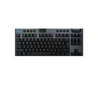 Logitech G G915 TKL LIGHTSPEED RGB Wireless Mechanical Gaming Keyboard Without Numeric Keypad, Low Profile Switch Options, LIGHTSYNC RGB, Advanced Wireless Technology, Bluetooth - Black