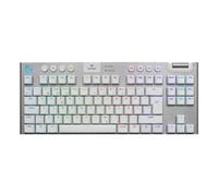 Logitech G Tastiera gaming RGB wireless G915 X TKL in Bianco, Danese/Norvegese/Svedese/Finlandese (QWERTY), Tactile