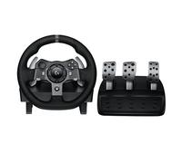 Logitech G G920 Driving Force Volante da corsa e pedali con ritorno di forza dinamico reale, leve al volante in acciaio inox, coprivolante, per Xbox Series X|S, Xbox One, PC, Mac - Black