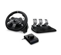 Logitech G G920 Volante e pedali per Xbox Serie X|S, Xbox One, PC/Mac + adattatore da corsa per volante e pedali PRO Racing, Driving Force Shifter, RS Shifter e freno a mano - Nero