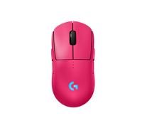 Logitech G PRO 2 LIGHTSPEED mouse da gaming wireless per destrimani o mancini, fino a 4 pulsanti laterali magnetici personalizzabili e commutabili, sensore da 44.000 DPI, ricarica USB-C, PC/Mac - Rosa