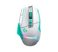 Logitech G Mouse gaming RGB wireless G502 X Plus in Bianco/Menta