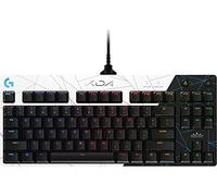 Logitech G Pro K/Da Tastiera Gaming Meccanica Tenkeyless, Micro Usb 2.0 Rimovibile, Tasti Retroilluminati, 16,8M Colori Lightsync Rgb, Nero Bianco