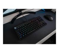 Logitech G Tastiera gaming cablata Pro Tenkeyless in Nero, Inglese Internazionale (QWERTY), Clicky