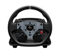 Logitech G PRO Racing Wheel - Volante per PC, PS4, PS5 | Trasmissione diretta 11 Nm, feedback ultra-realistico, leve cambio magnetiche, doppia frizione, pulsanti PRO