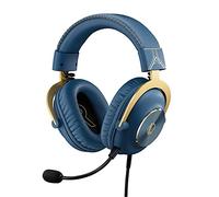 Logitech G PRO X Cuffie Gaming - Microfono Removibile Blue VO!CE, Comodi Cuscinetti in Memory Foam, DTS Headphone 7.1 e Driver PRO G 50 mm, Edizione Ufficiale di League of Legends - Blu/Oro