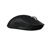 Logitech G PRO X SUPERLIGHT Mouse Gaming Wireless, Leggero 63 g, Sensore HERO 25K, 25.600 DPI, 5 Tasti Programmabili, Lunga Autonomia, Memoria Integrata, per eSport, Compatibile con PC e Mac. Nero