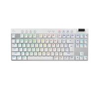 Logitech G PRO X TKL LIGHTSPEED tastiera gaming wireless, design ultraportatile senza tastierino numerico, LIGHTSYNC RGB, tasti PBT, switch tattili (GX Brown), US International QWERTY, PC - Bianco