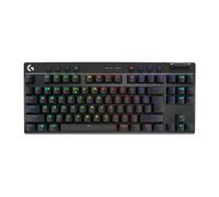 Logitech G PRO X TKL LIGHTSPEED tastiera gaming wireless, design ultraportatile senza tastierino numerico, LIGHTSYNC RGB, tasti PBT, switch tattili (GX Brown), Italiano QWERTY, PC - Nero