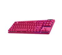Logitech G PRO X TKL LIGHTSPEED tastiera gaming wireless - MAGENTA - UK - TACTILE