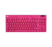 Logitech G PRO X TKL LIGHTSPEED tastiera gaming wireless senza tastierino numerico, Layout Inglese QWERTY, Tattile - Rosa
