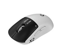 Logitech G PRO X2 SUPERSTRIKE LIGHTSPEED,mouse gaming wireless LIGHTSPEED, prestazioni veloci,leggero(61 g),feedback tattile del clic personalizzabile, ricarica USB-C,PC/Mac, German packaging - Bianco