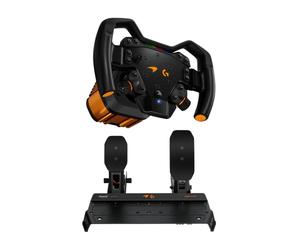 Logitech G RS50 McLaren Racing Bundle - Nero | Base per volante a trasmissione diretta, TRUEFORCE, volante RS Formula, RS Pedals con cella di carico, PlayStation 5, PS4, PC