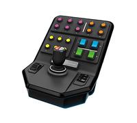 Logitech G Saitek Farm Sim Panel Controller, Pannello di Controllo Laterale Macchinari Agricoli Pesanti, 25 Pulsanti Programmabili, Pilota Automatico, Joystick Asse Rotante, USB, PC/Mac - Nero
