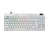 Logitech G Tastiera da gioco PRO X TKL RAPID in Bianco, US International (Qwerty)