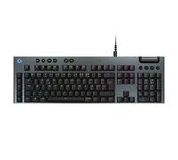 Logitech G Tastiera gaming cablata a profilo ribassato G915 X in Nero, Français (Azerty), Tactile
