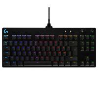 Logitech G Tastiera gaming cablata Pro Tenkeyless in Nero, Danese/Norvegese/Svedese/Finlandese (QWERTY), Clicky