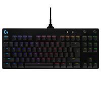 Logitech G Tastiera gaming cablata Pro Tenkeyless in Nero, Inglese Internazionale (QWERTY), Clicky