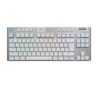 Logitech G Tastiera gaming RGB wireless G915 X TKL in Bianco, US International (Qwerty), Tactile