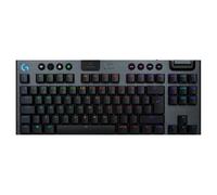 Logitech G Tastiera gaming RGB wireless G915 X TKL in Nero, Dansk/Norsk/Svenska/Suomalainen, Clicky