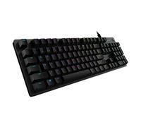 Logitech G Tastiera meccanica da gioco 512, switch lineari GX-Red GX, illuminazione RGB LIGHTSYNC, pass-through USB, alloggiamento in alluminio, tasti F programmabili, layout scandinavo - nero