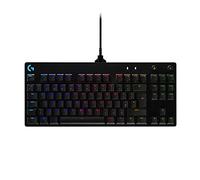 Logitech G Tastiera meccanica da gioco PRO TKL, interruttori a chiave a scatto blu GX, LIGHTSYNC RGB, design Tenkeyless portatile per giochi di esport, cavo micro USB staccabile, layout QWERTY UK,