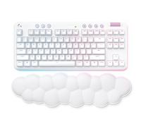 Logitech G Tastiera meccanica wireless con RGB G715 TKL in Bianco, Tedesco (QWERTZ), Tactile