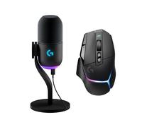 Logitech G Yeti GX Dynamic RGB Gaming Microphone with LIGHTSYNC G502 X PLUS Mouse Gaming Wireless LIGHTSPEED RGB - Nero
