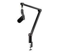 Logitech G Yeticaster GX Microfono gaming dinamico supercardioide con braccio articolato, illuminazione RGB e LIGHTSYNC, USB, in stile radiofonico per PC e Mac, per registrazioni e streaming - Nero